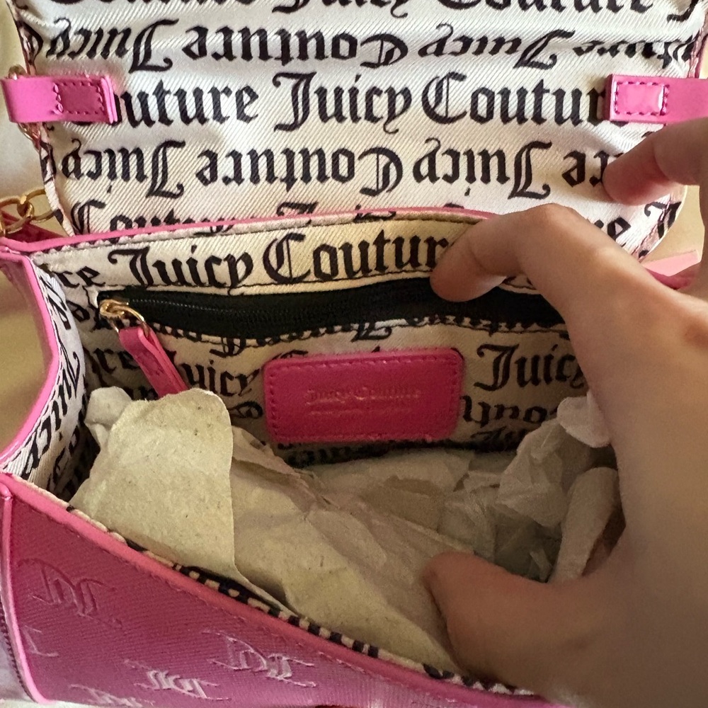 🎉 Juicy Couture Hot Pink Bag - Picture 6 of 6